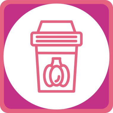 Bir kahve fincanının vektör çizimi