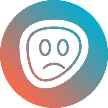 üzgün yüz ifade simgesi