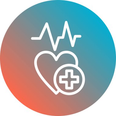 Vektör Kalp Simgesi illüstrasyonu