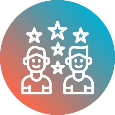 insanlar simge vektör illüstrasyonu