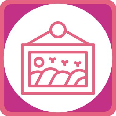 Bir kalp simgesinin vektör illüstrasyonu