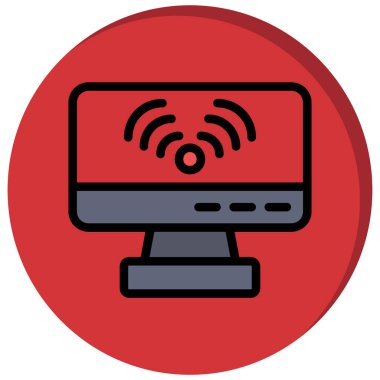 wifi vektör simgesi modern basit vektör çizimi