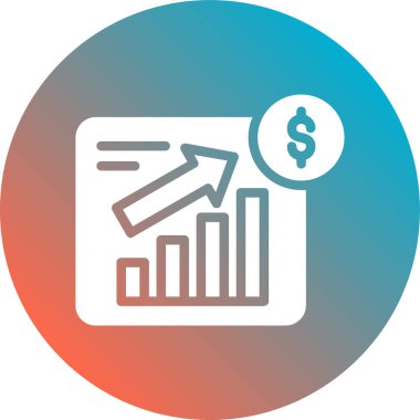 grafik ikonu vektör illüstrasyonu