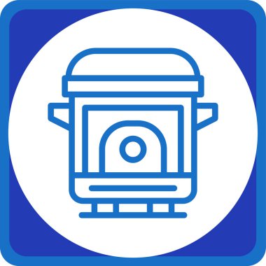 Fırın simge vektör çizim