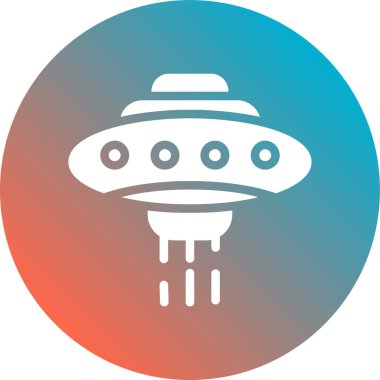 Uzaylı simgesi vektör illüstrasyonu