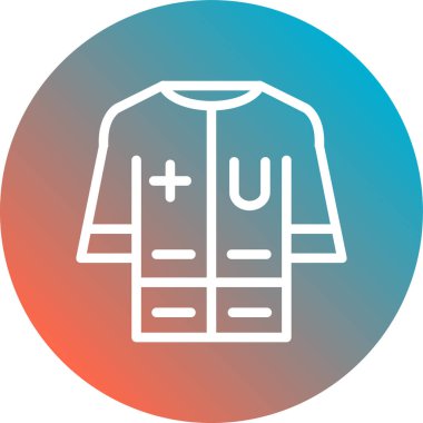 Modern simgenin vektör illüstrasyonu