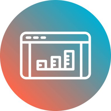 seo modern simgesinin vektör illüstrasyonu