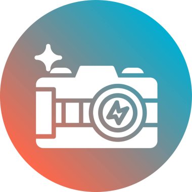 fotoğraf makinesi simgesi modaya uygun tasarım arkaplanı