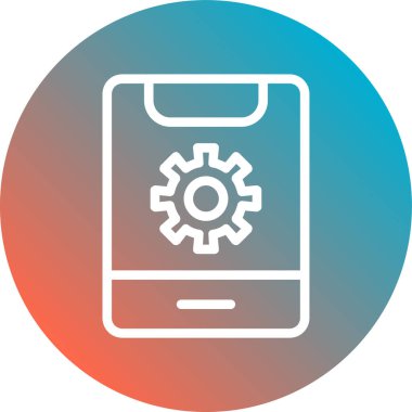 Vektör ayarı Simge illüstrasyonu