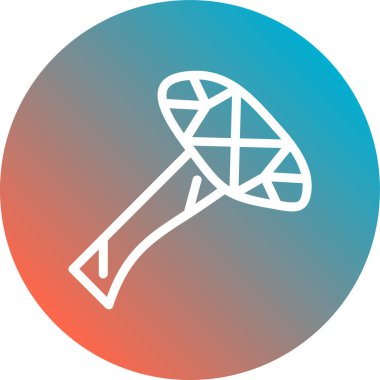 Bir b eksikliği simgesinin vektör çizimi