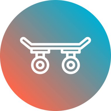 Alışveriş arabası simgesi, illüstrasyon vektör