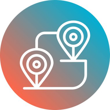 Harita işaretleyici vektör illüstrasyonuName