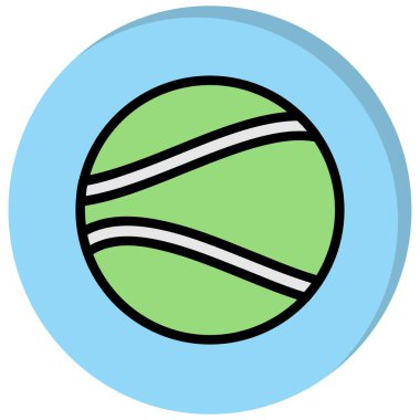 Top. Web simgesi basit illüstrasyon