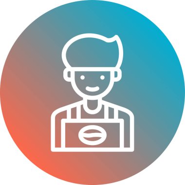 İnsan simgesinin vektör illüstrasyonu