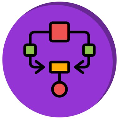 şebeke. Web simgesi basit illüstrasyon