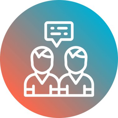 İnsan simgesinin vektör illüstrasyonu