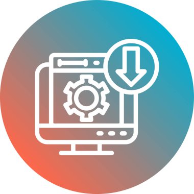 Vektör ayarı Simge illüstrasyonu