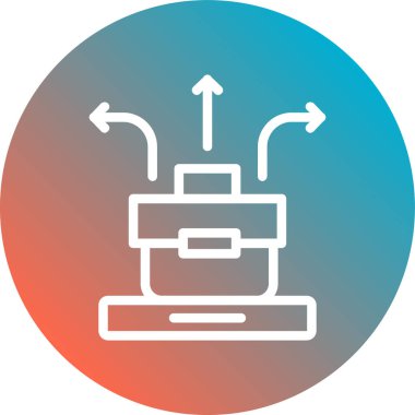 seo modern simgesinin vektör illüstrasyonu