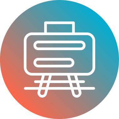 Seyahat simgesinin vektör illüstrasyonu