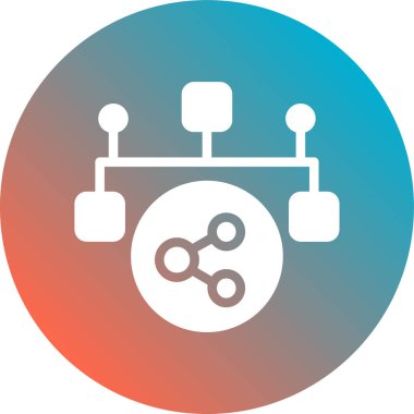 veri ağ simgesi vektör illüstrasyonu