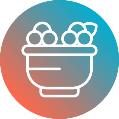 Gıda simgesinin vektör illüstrasyonu