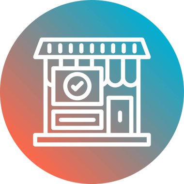 Vektör illüstrasyonu, alışveriş arabası simgesi