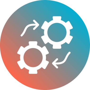 Modern simgenin vektör illüstrasyonu