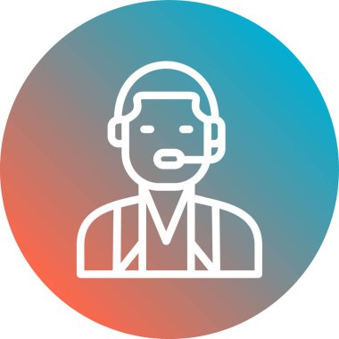 Maske takan bir adamın vektör çizimi