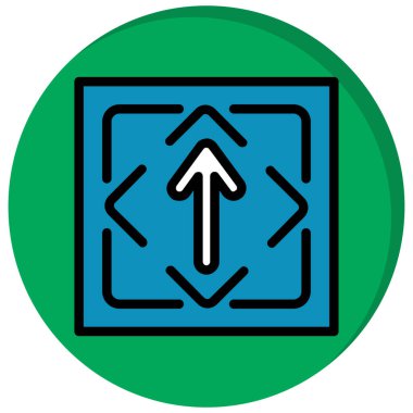 Oklar. Web simgesi basit illüstrasyon