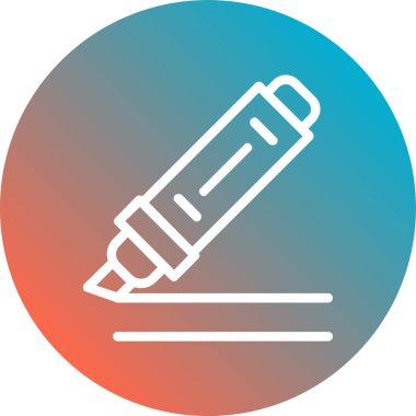 Modern simgenin vektör illüstrasyonu