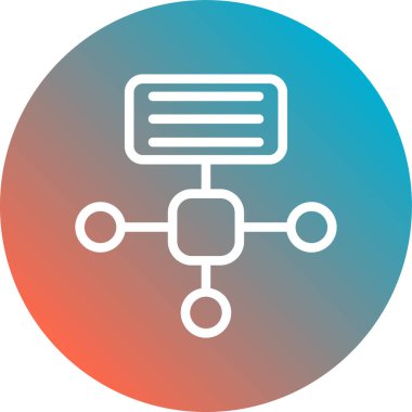 seo modern simgesinin vektör illüstrasyonu