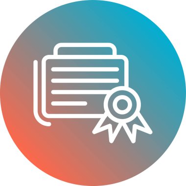 Rozet düz vektör simgesi