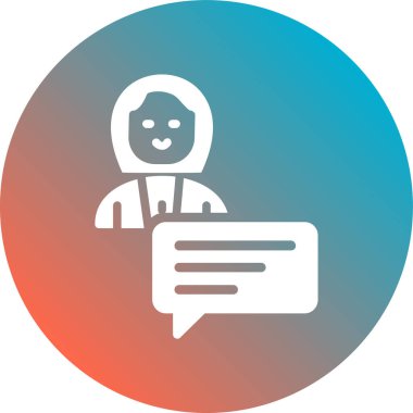 Konuşma baloncukları simgesi. vektör illüstrasyonu