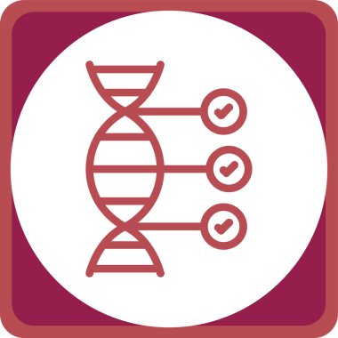 DNA simgesi vektör illüstrasyonu