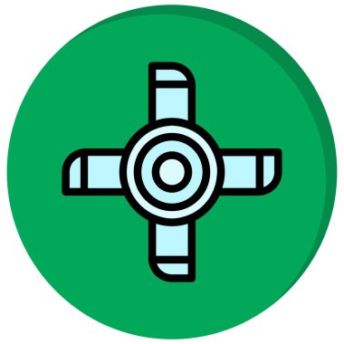 hedef simge vektör illüstrasyonu