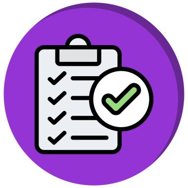 Belge. Web simgesi basit illüstrasyon