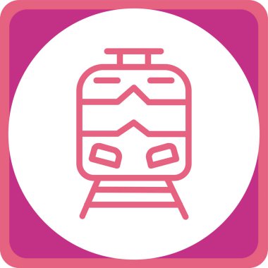 Valiz modern simgesinin vektör illüstrasyonu