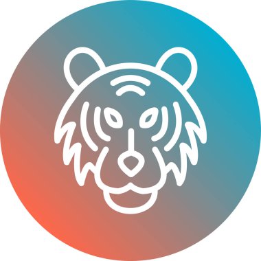 Hayvan suratlı. Web simgesi