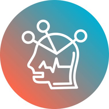 Mavi elbiseli bir adamın vektör çizimi