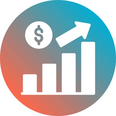 iş grafiği ikon vektör illüstrasyonu