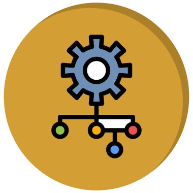 Ayarlama. Web simgesi basit illüstrasyon