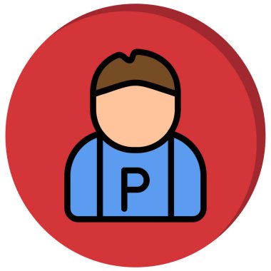 Avatar Adam vektör illüstrasyonu