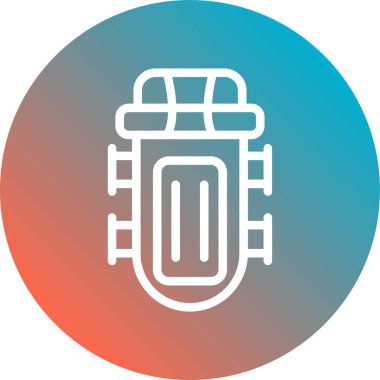 Modern simgenin vektör illüstrasyonu