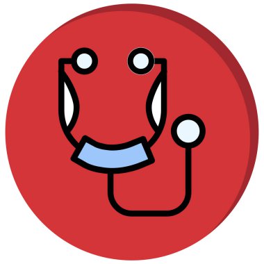 tıbbi ve sağlık renkli vektör simgesi.