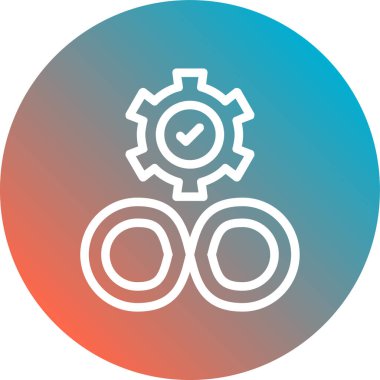 Ayarlama. Web simgesi basit illüstrasyon