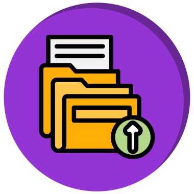 Belge simgesinin vektör illüstrasyonu