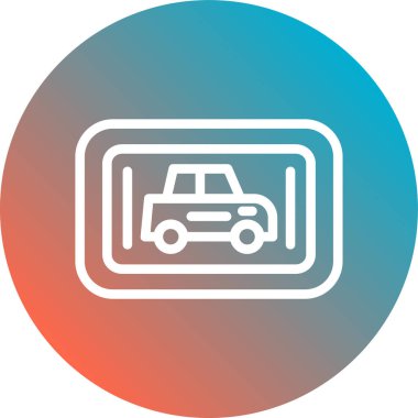 Modern simgenin vektör illüstrasyonu