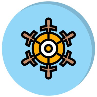 Pusula simgesi vektör resimlemesi