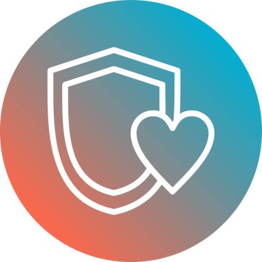 kalkan ikon vektör illüstrasyonu