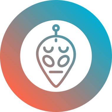 Modern b 'nin vektör illüstrasyonunda yiyecek ikonu yok